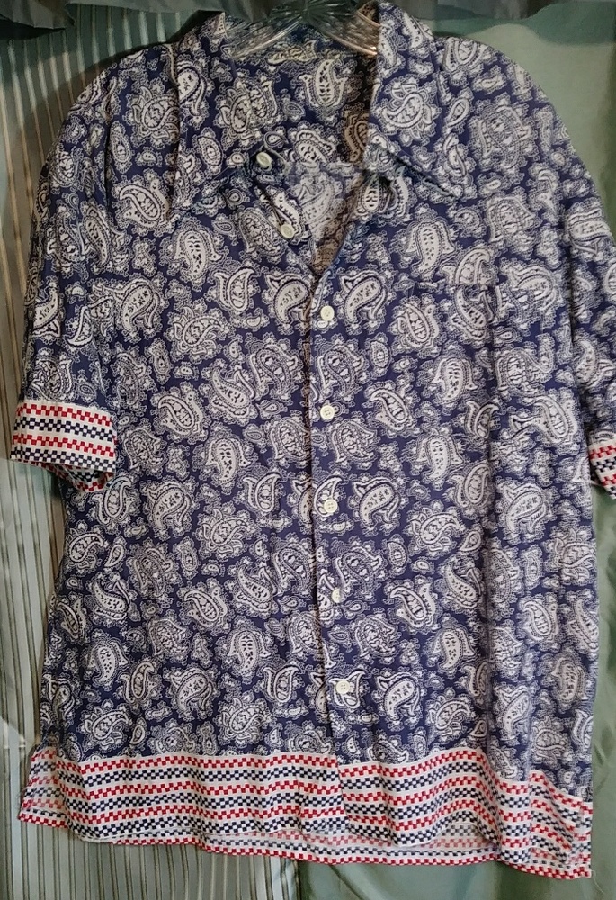 Vintage button down short sleeve shirt